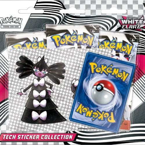 White Flare Tech Sticker Collection (Ingles)