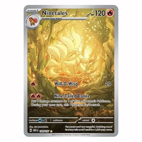 Carta Pokemon Ninetales Near Mint