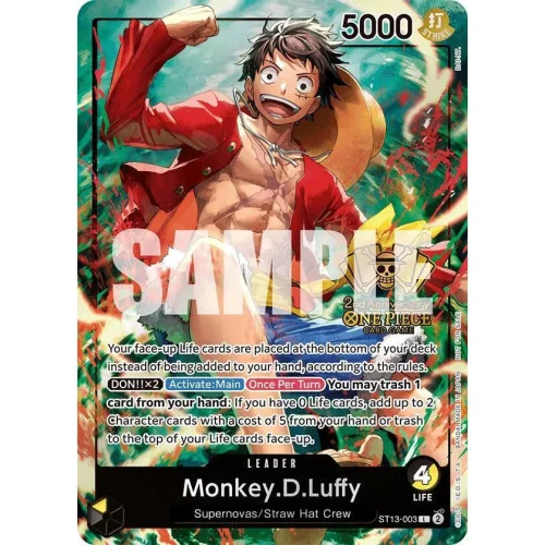 Monkey.D.Luffy 2nd Anniversary  Near Mint