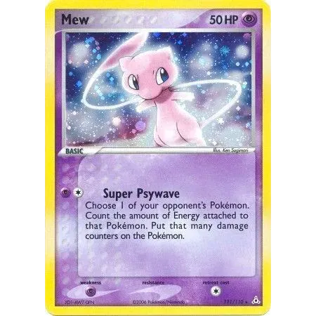Mew EX Holon Phantoms Holo Rare 111 Near Mint