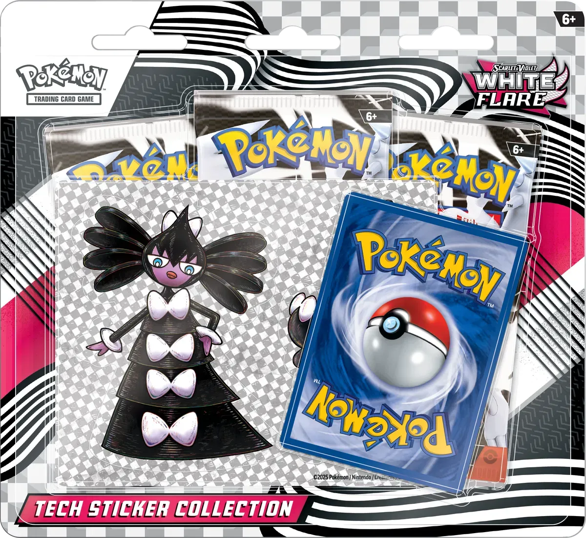 White Flare Sticker Tech Collection (Inglés)
