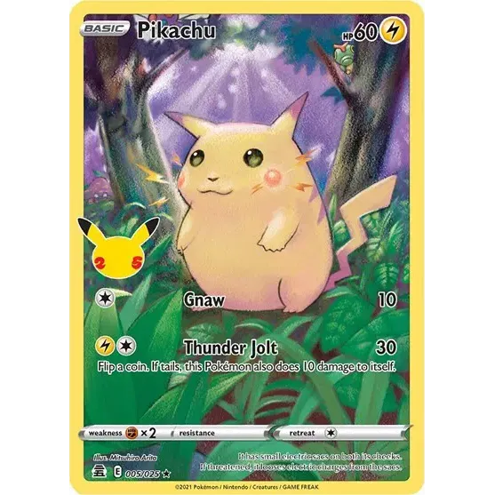 Pikachu 5 (ingles) NM