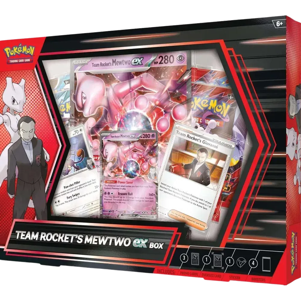 Destined Rivals Box Ex Mewtwo Tin (Inglés)
