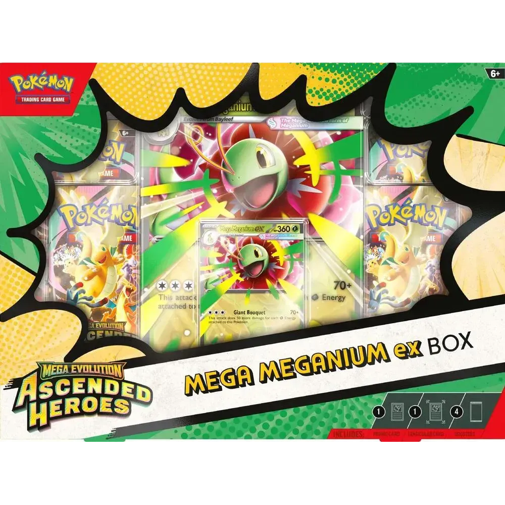 Pokémon Box Ex Mega Meganium (Inglés)