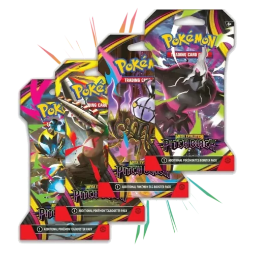 Pokemon_MegaEvolution-PitchBlack-SleevedBoosterPack Pitch Black Sleeved Booster (Español)