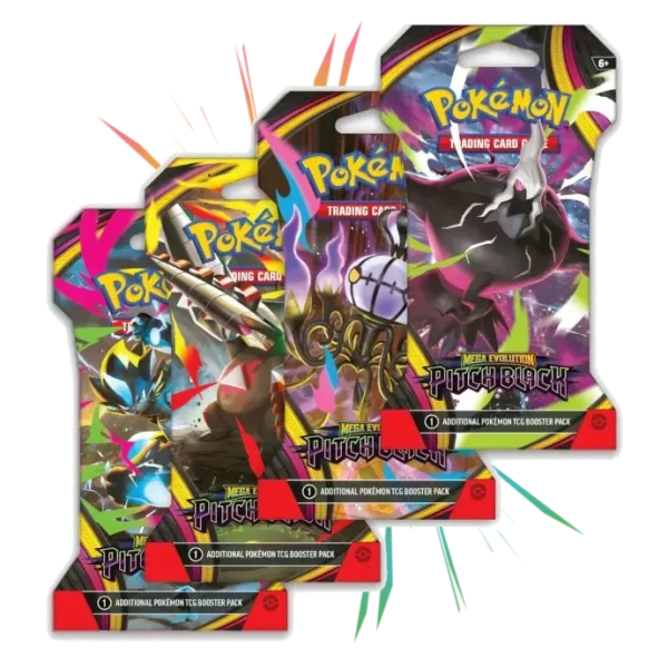 Pitch Black Sleeved Booster (Ingles)